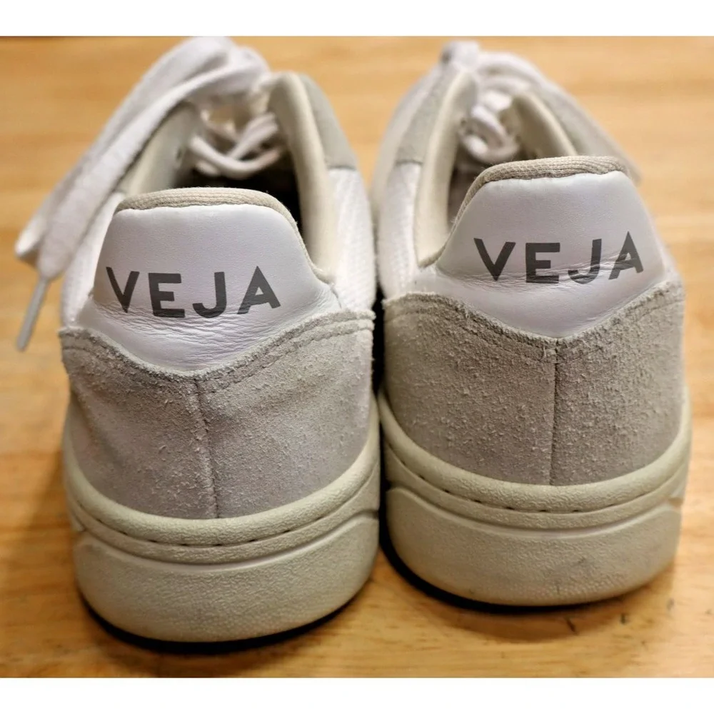 Veja Shoes Womens Size 7 White Canvas Low Top Casual Tennis Sneakers